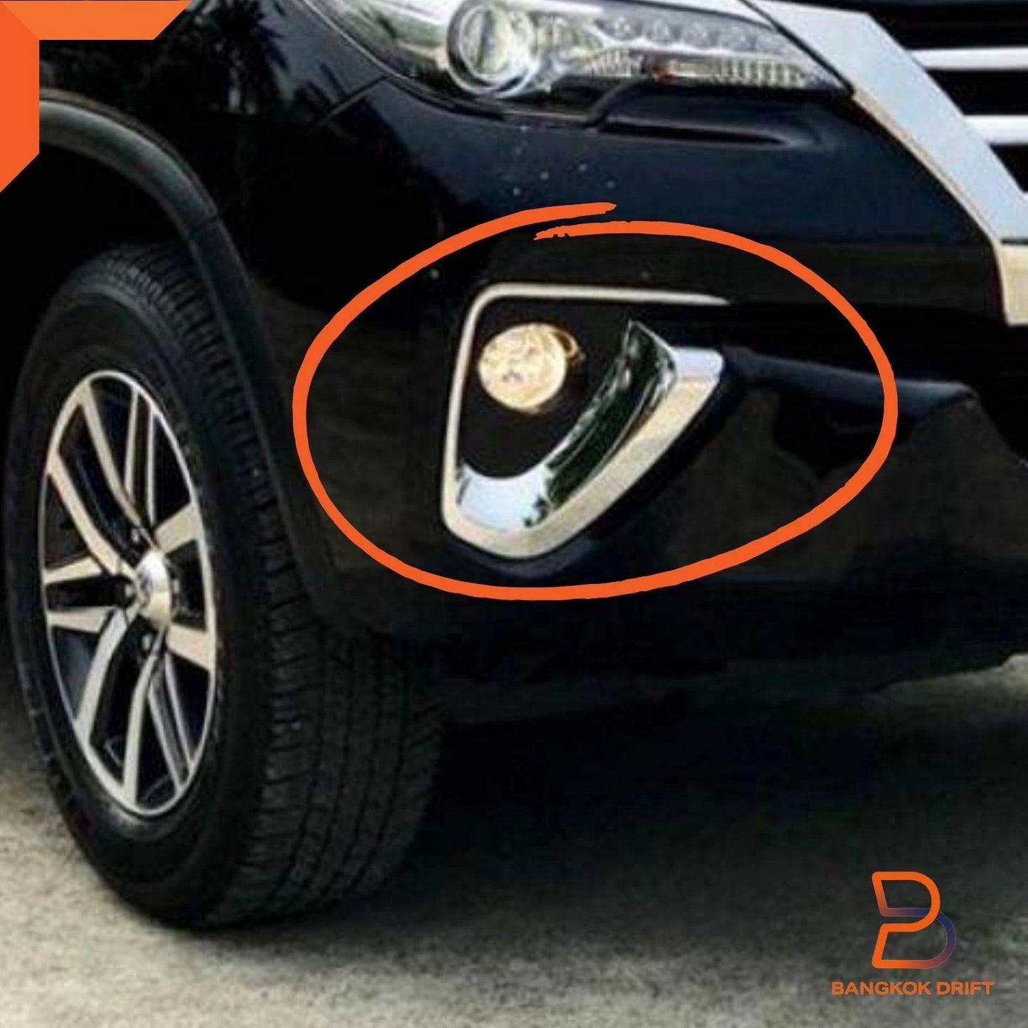 Fog Lamp Spot Light Set for Toyota Fortuner AN150 AN160 2016-2019