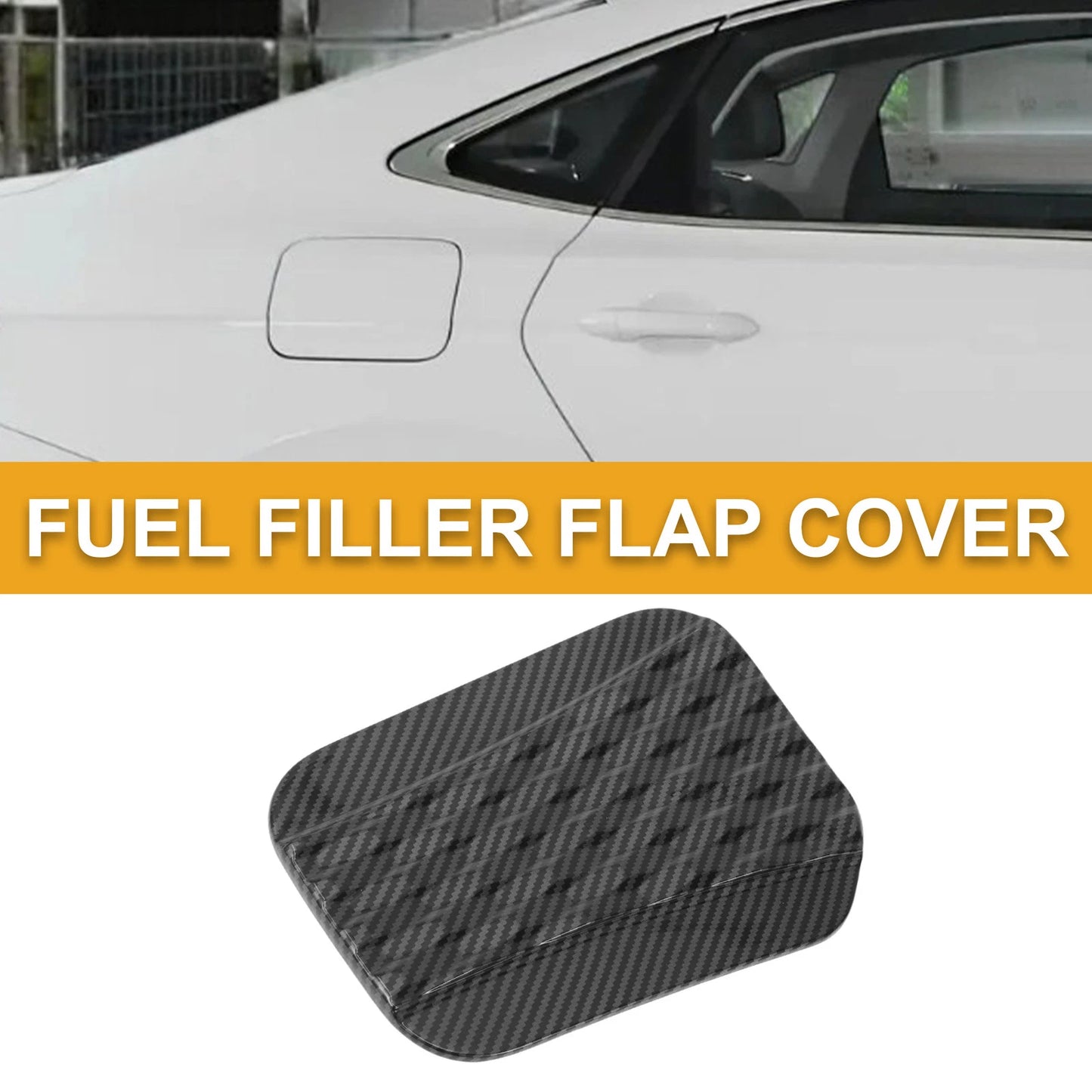 Fuel Tank Door Cap for Ford Bronco 2024-2025 Carbon Fiber Gas Tank Flap