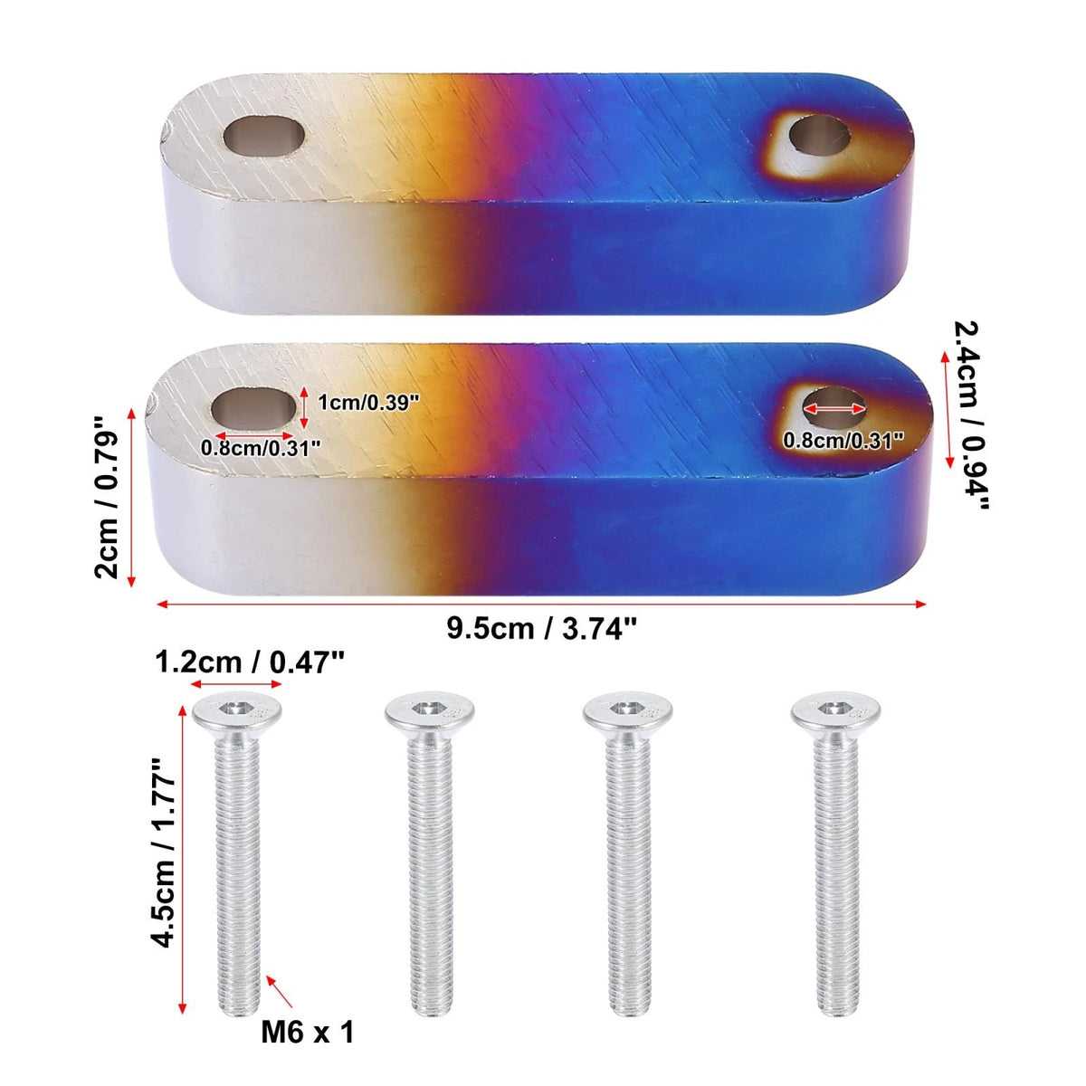 Hood Vent Spacer Riser for Honda Civic CRX, Acura Integra (1984-2000)