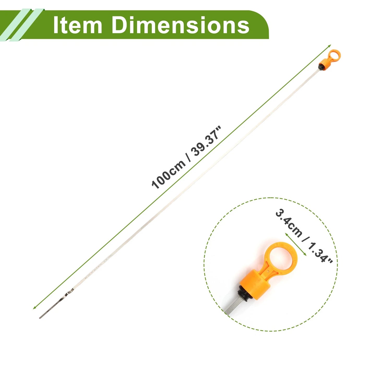 Engine Oil Dipstick for Dodge Ram 1500 10 Cyl 8.3L (2005-2006)