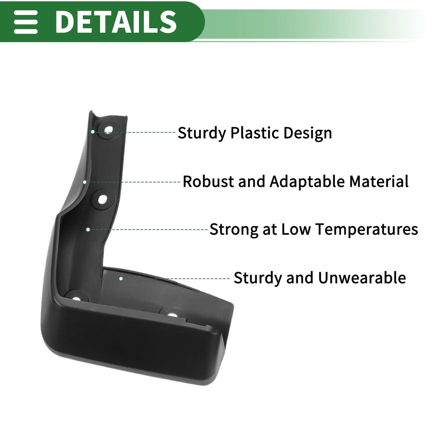 Mud Flaps Splash Guards Front & Rear for Honda Envix (2019)