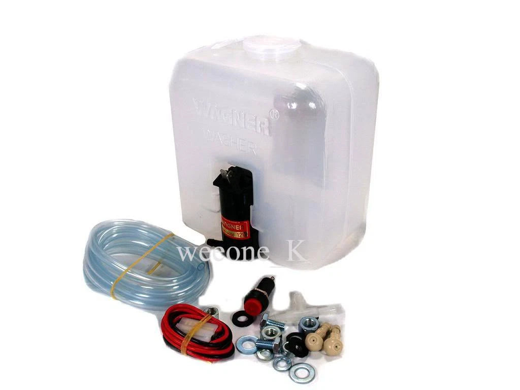 Windshield Washer Bottle Kit for All Cars & Trucks (Universal)