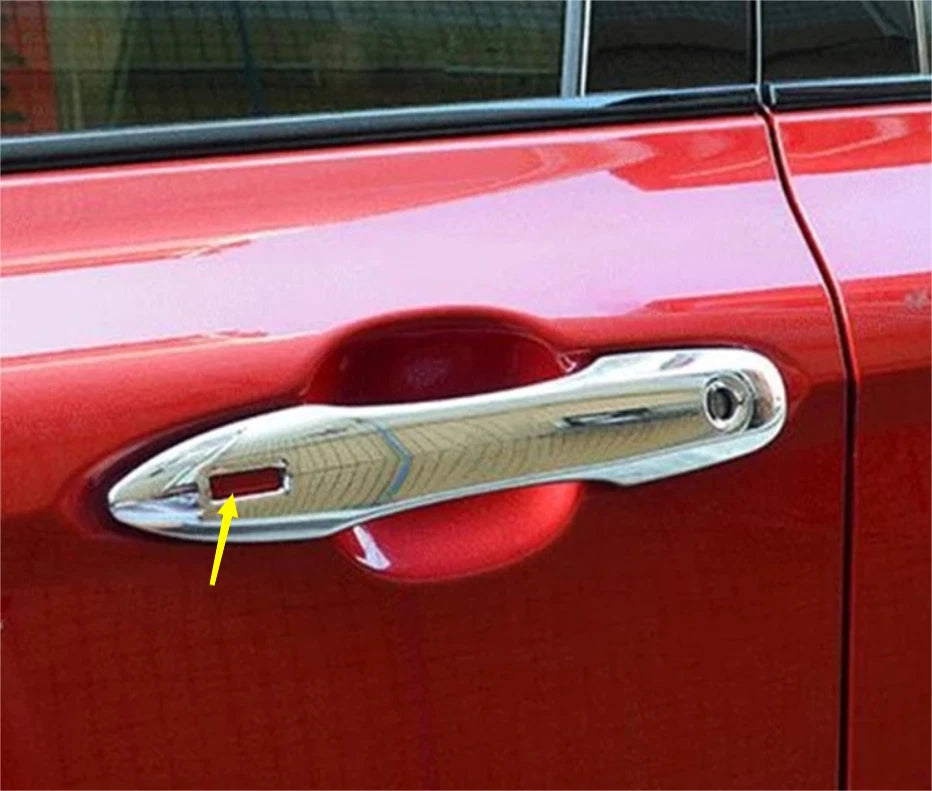 Chrome Door Handle Bowl Smartkey Cover Trim for 2018-2020 Toyota Camry 2 x