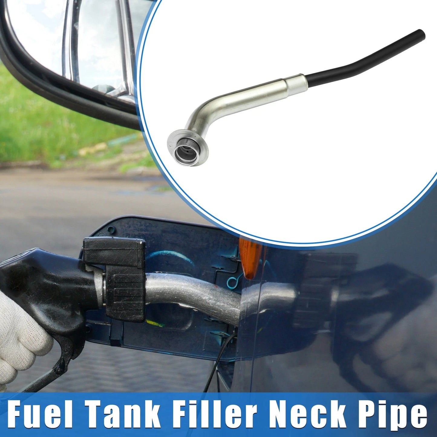 Fuel Tank Filler Neck for Ford F-350 (1994-1997) Rear Tube Pipe Hose