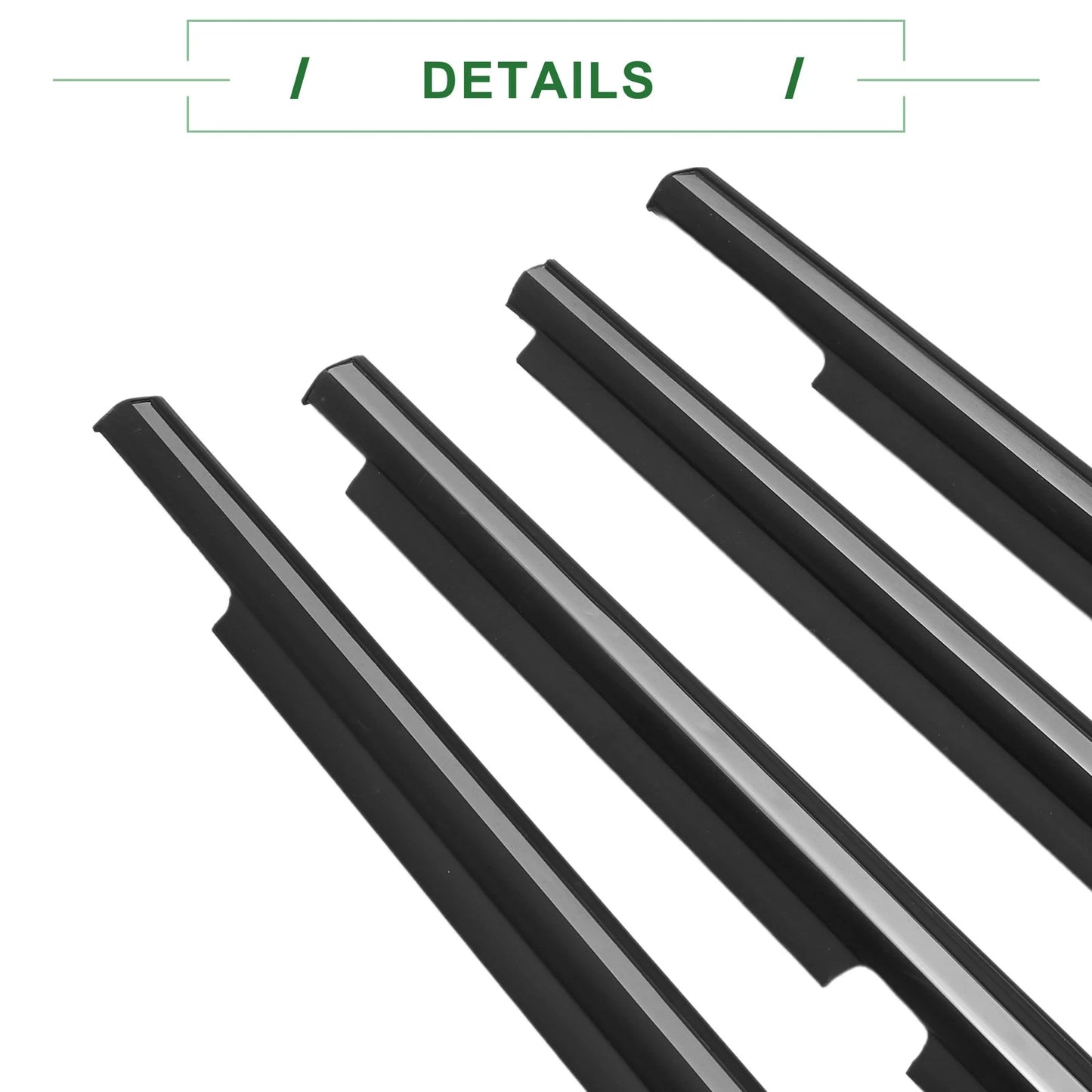 4 x Weatherstrip Window Seal for Toyota Corolla (2005-2007)