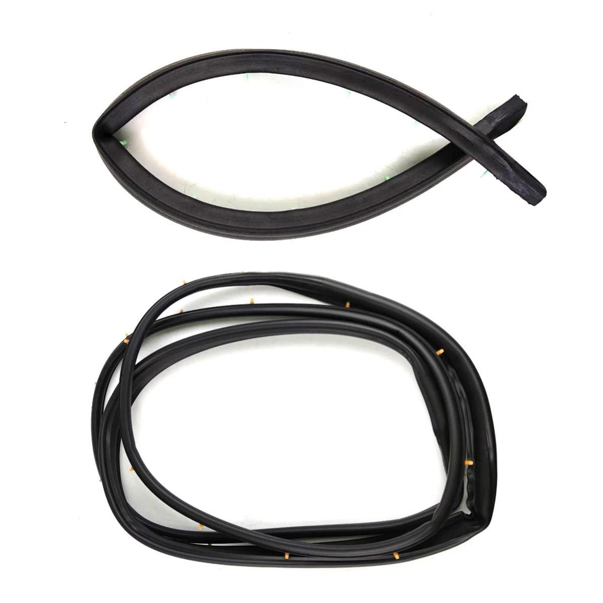 Door Rubber Seal Up-Low 2 PCS Right Fits Toyota Hiace LH102 LH112 1989-04 D09