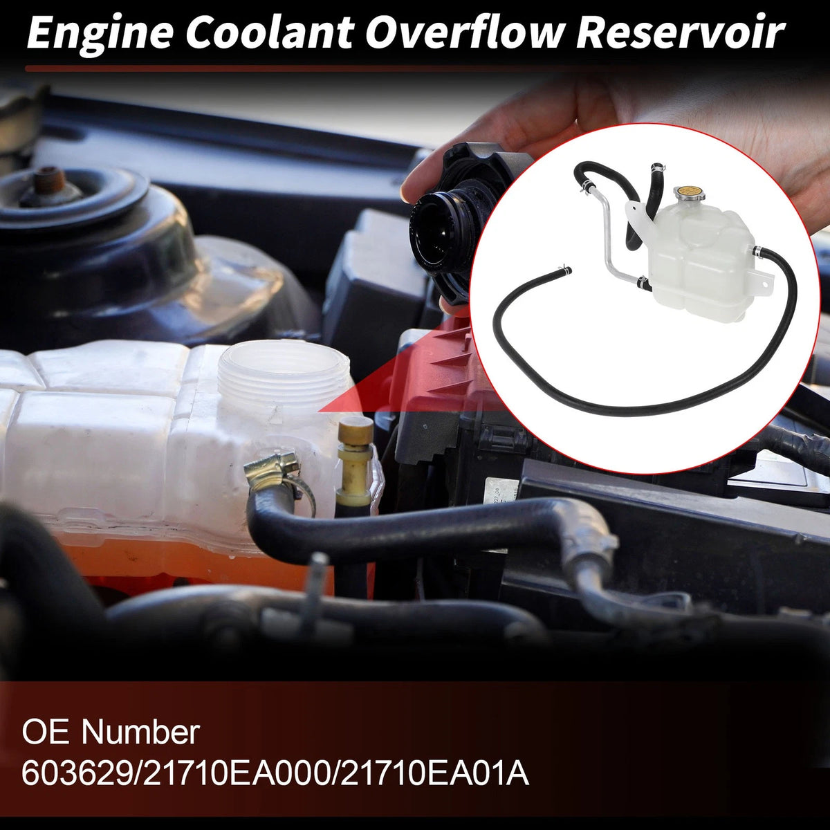 Coolant Expansion Reservoir Tank for Nissan Frontier (2005-2023)