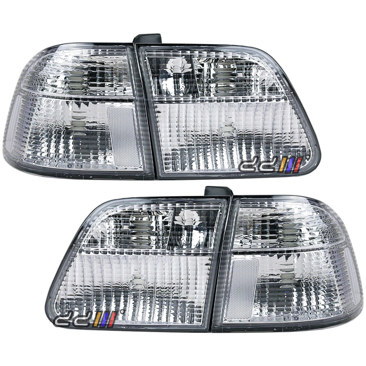 Clear White Rear Tail Light for Honda Civic EJ EK EK3 EK4 4DR (1999-2000)