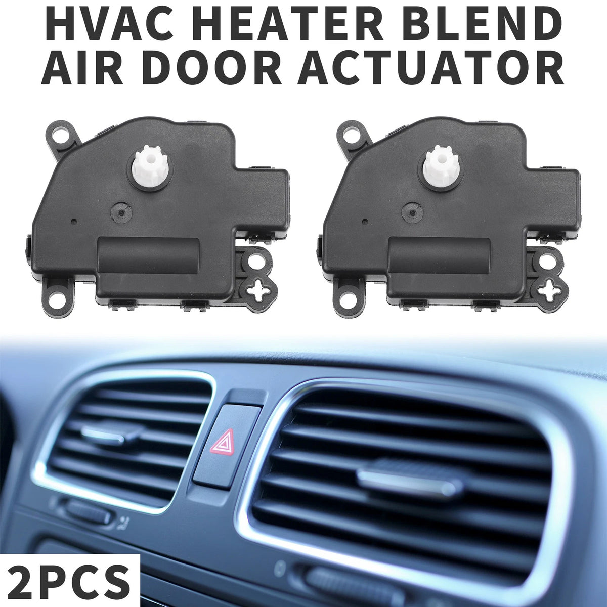 2 x HVAC Heater Blend Door Control Actuator for Ford Fusion (2013)