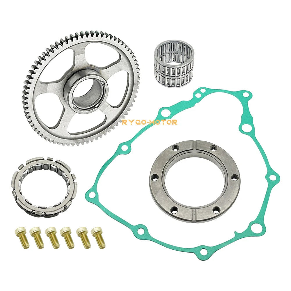 Starter Clutch One Way Gear Bearing with Gasket for Honda TRX400EX TRX400X