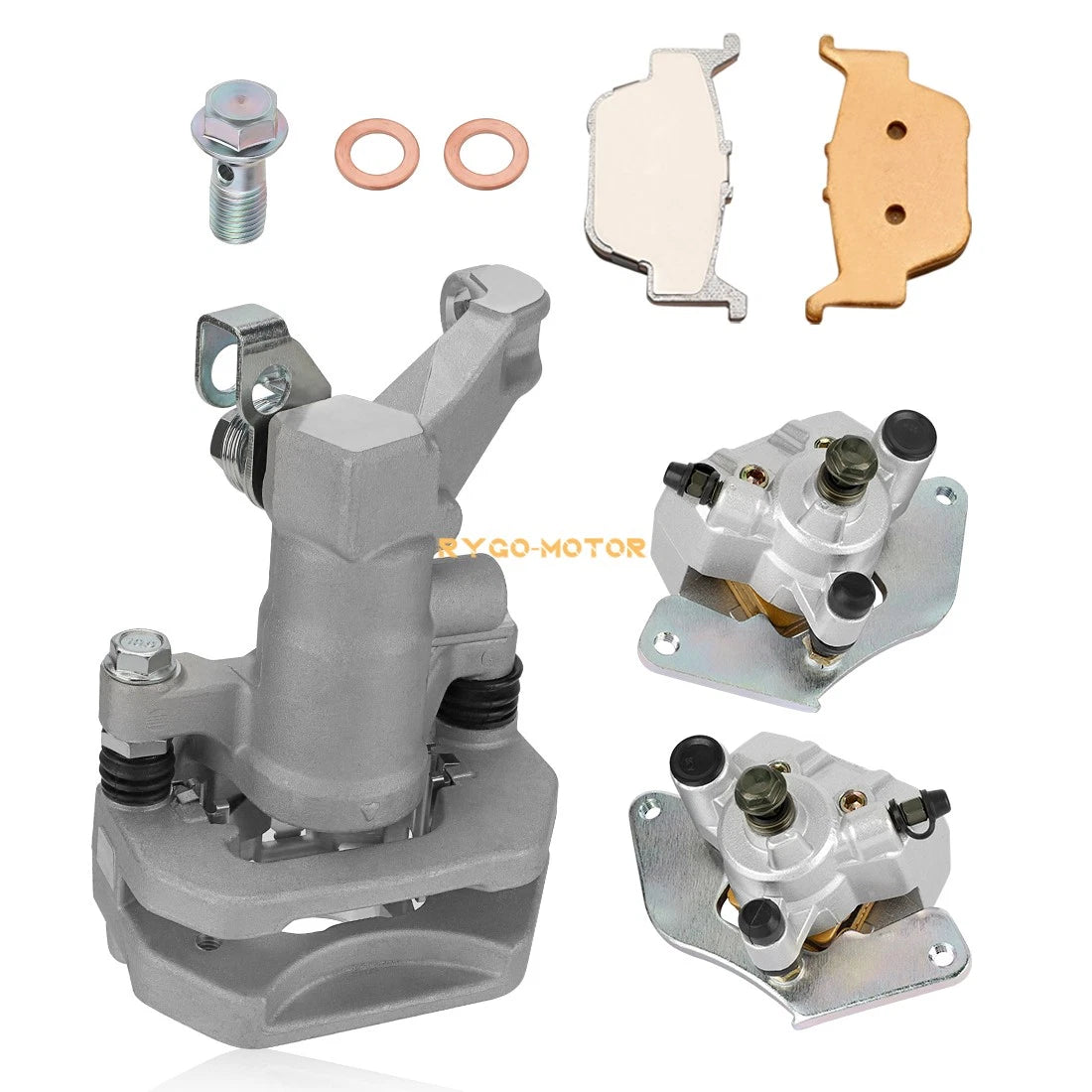 Front & Rear Brake Calipers for Honda Foreman Rubicon 500 (2015–2019)