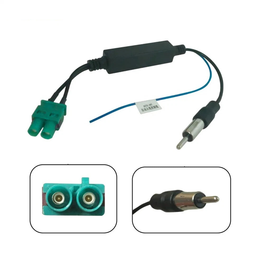 Radio Antenna Male Dual Fakra Amplifier Adapter for Diversity Antenna (N/A)