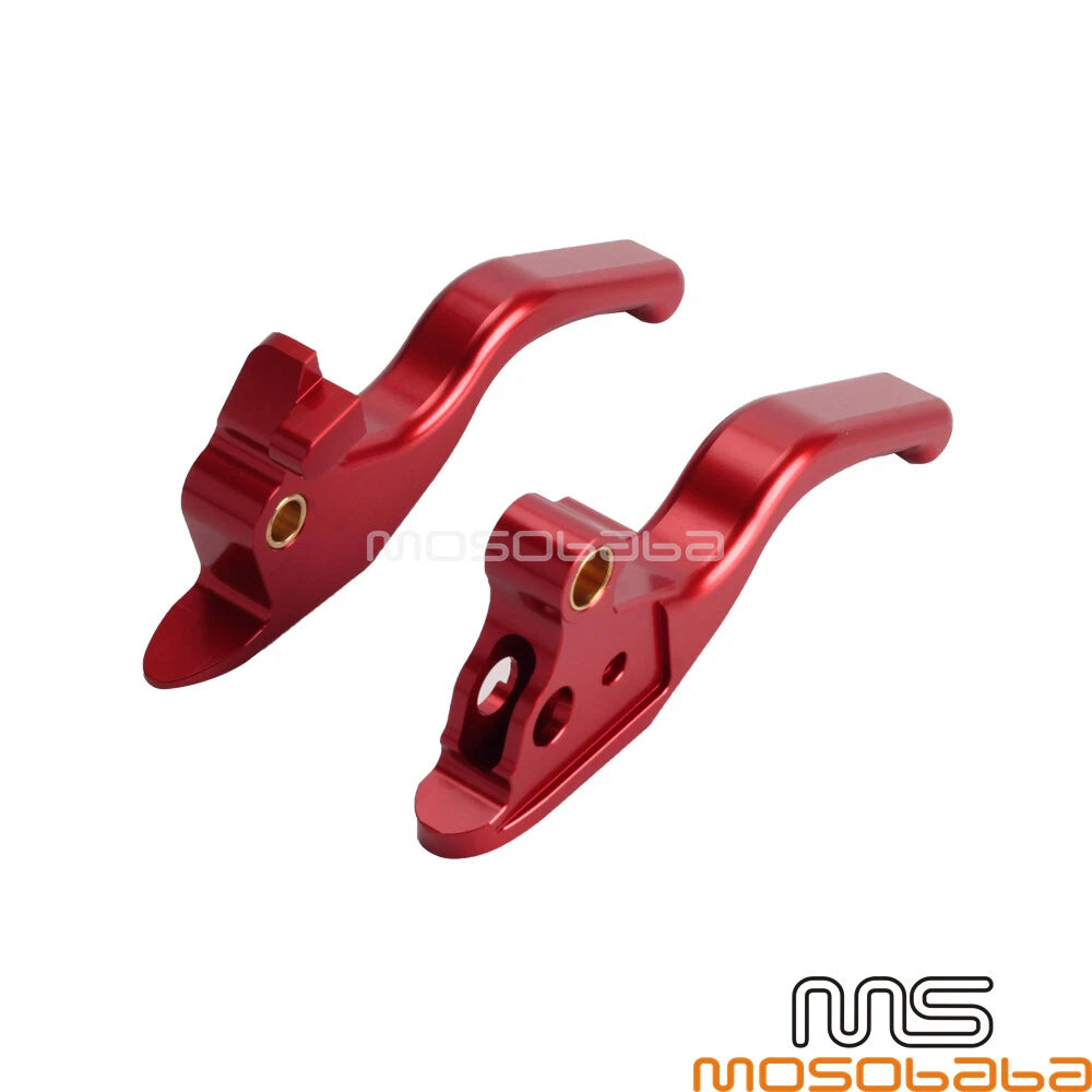 Red Brake Clutch Hand Levers for Harley Softail Slim FLSL FXBB (2018-2023)