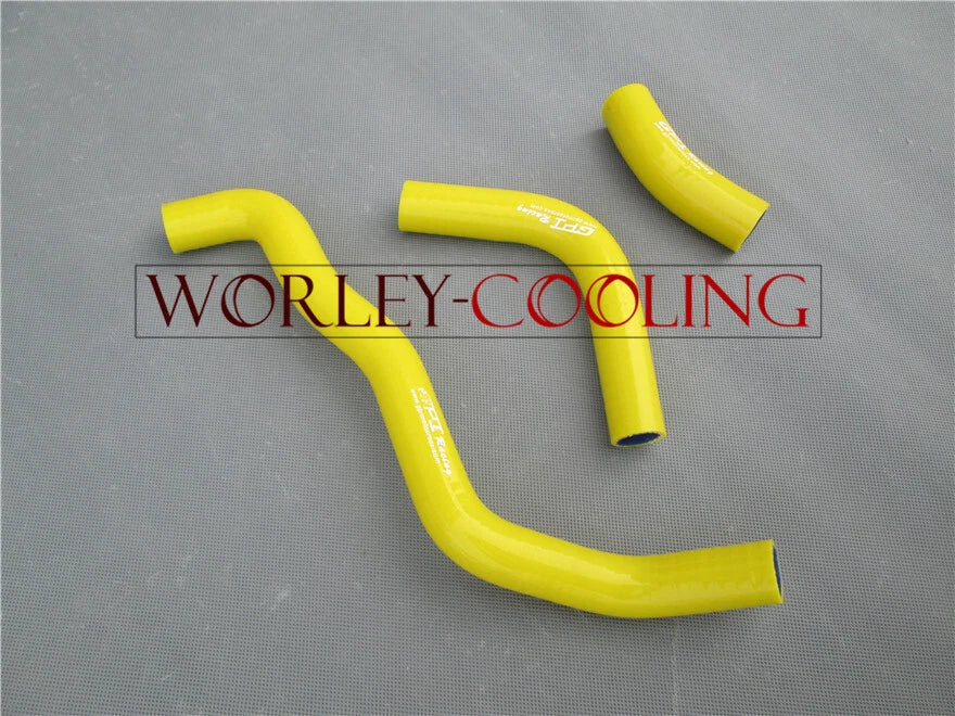 YELLOW Silicone Radiator Hose for Suzuki DRZ400S, DRZ400SM (2000-2009)