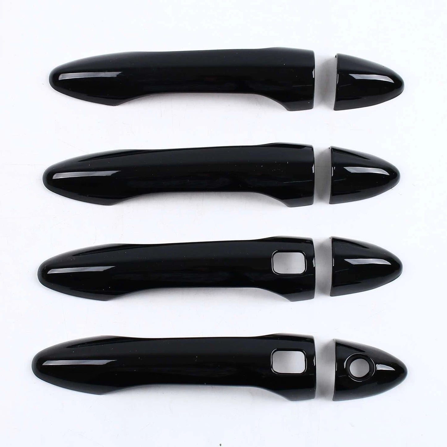 Black Smartkey Door Handle Cover Trim for 2013-2015 Kia Forte K3 Sedan