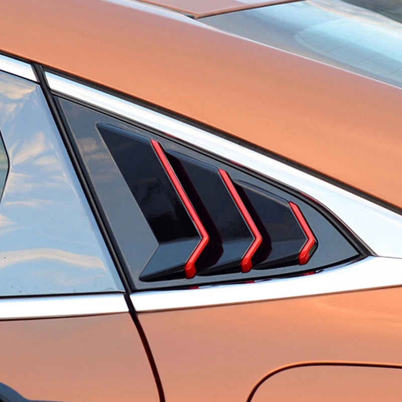 1/4 Quarter Side Window Louvers for Honda Civic Sedan (2016-2020)