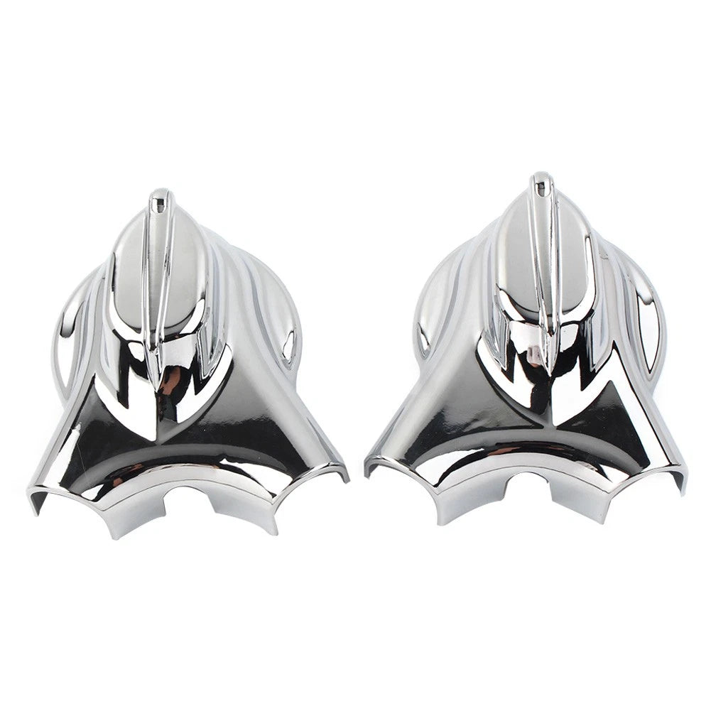 Rear Swingarm Axle Covers for Harley Heritage Softail (2008-2017) Chrome