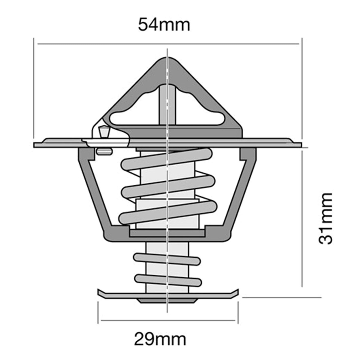 High Flow Thermostat 6cyl 4.2L for Nissan Patrol GQ (1988-1999)