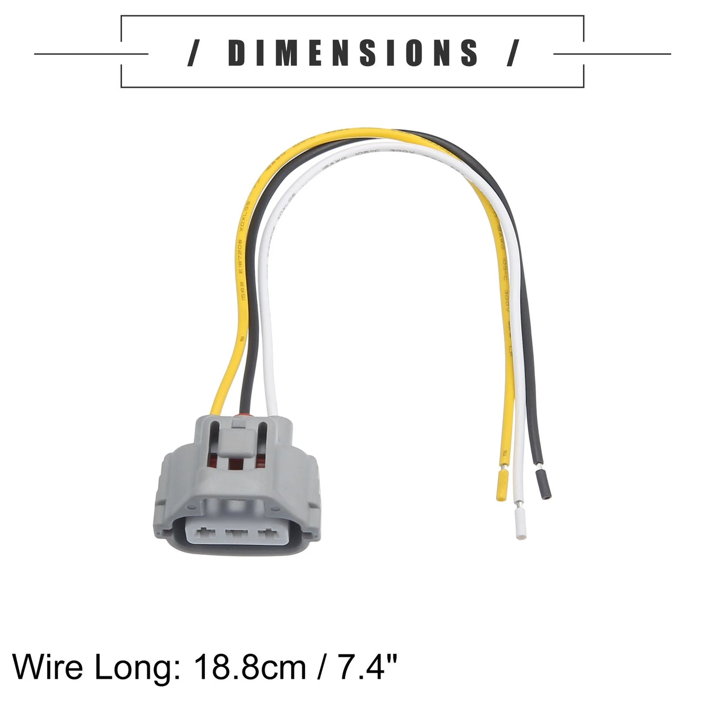 Front Turn Signal Wiring Harness Connector Plug 1 Set for Toyota