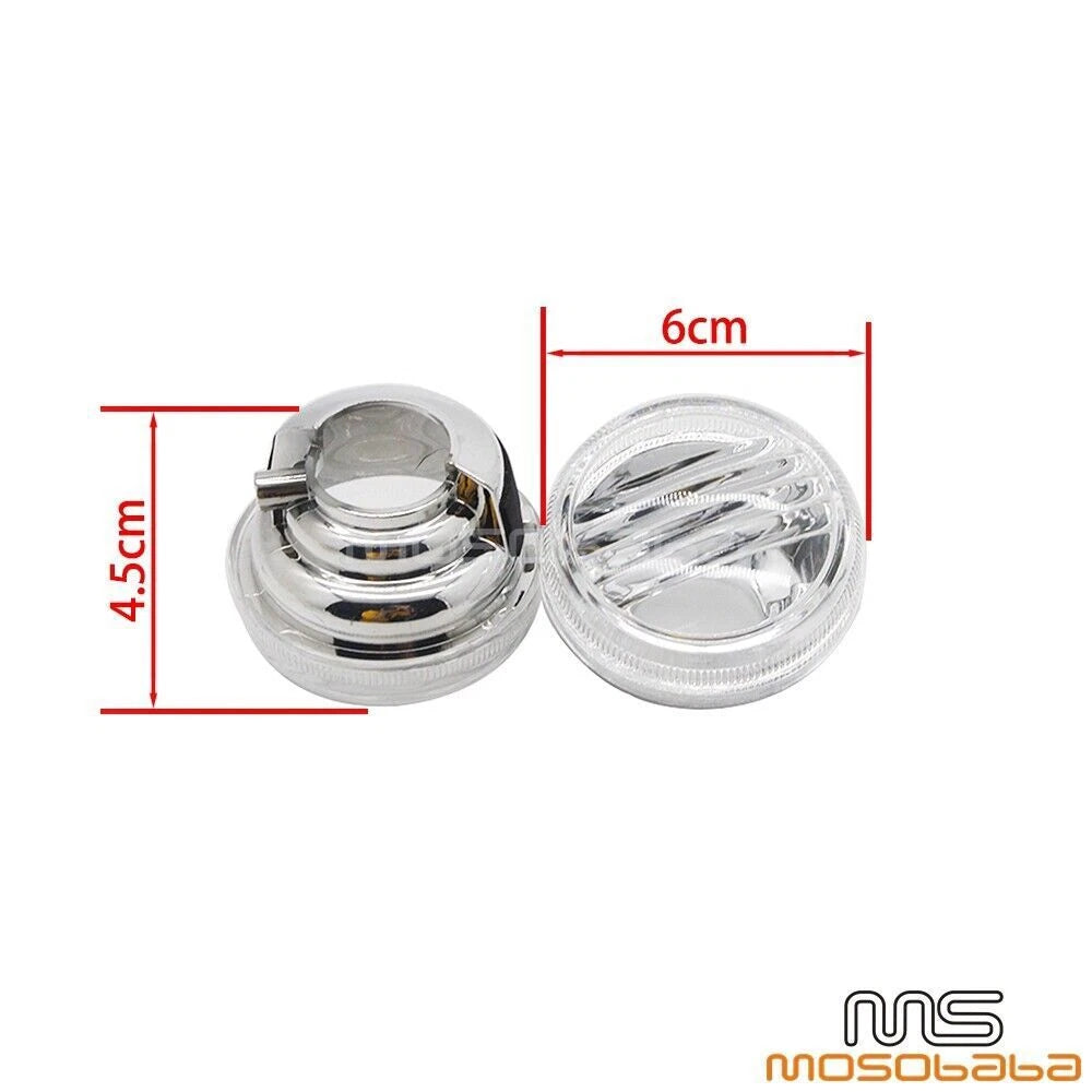 4 Pcs Turn Signal Light Lens Covers for Suzuki Boulevard M50 C50 C90 M109R (2005-2023)