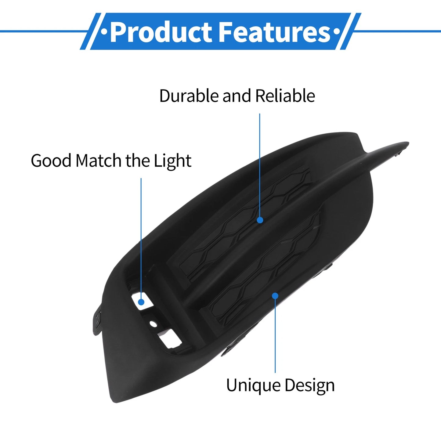 Rear Left Fog Light Grill for Honda Civic (2016-2021)