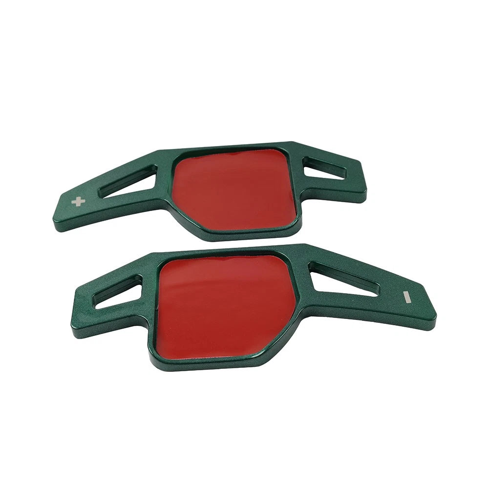 Green Steering Wheel Paddle Shifter Extensions for Audi A3 A4 A5 S3 S4 S5 S6