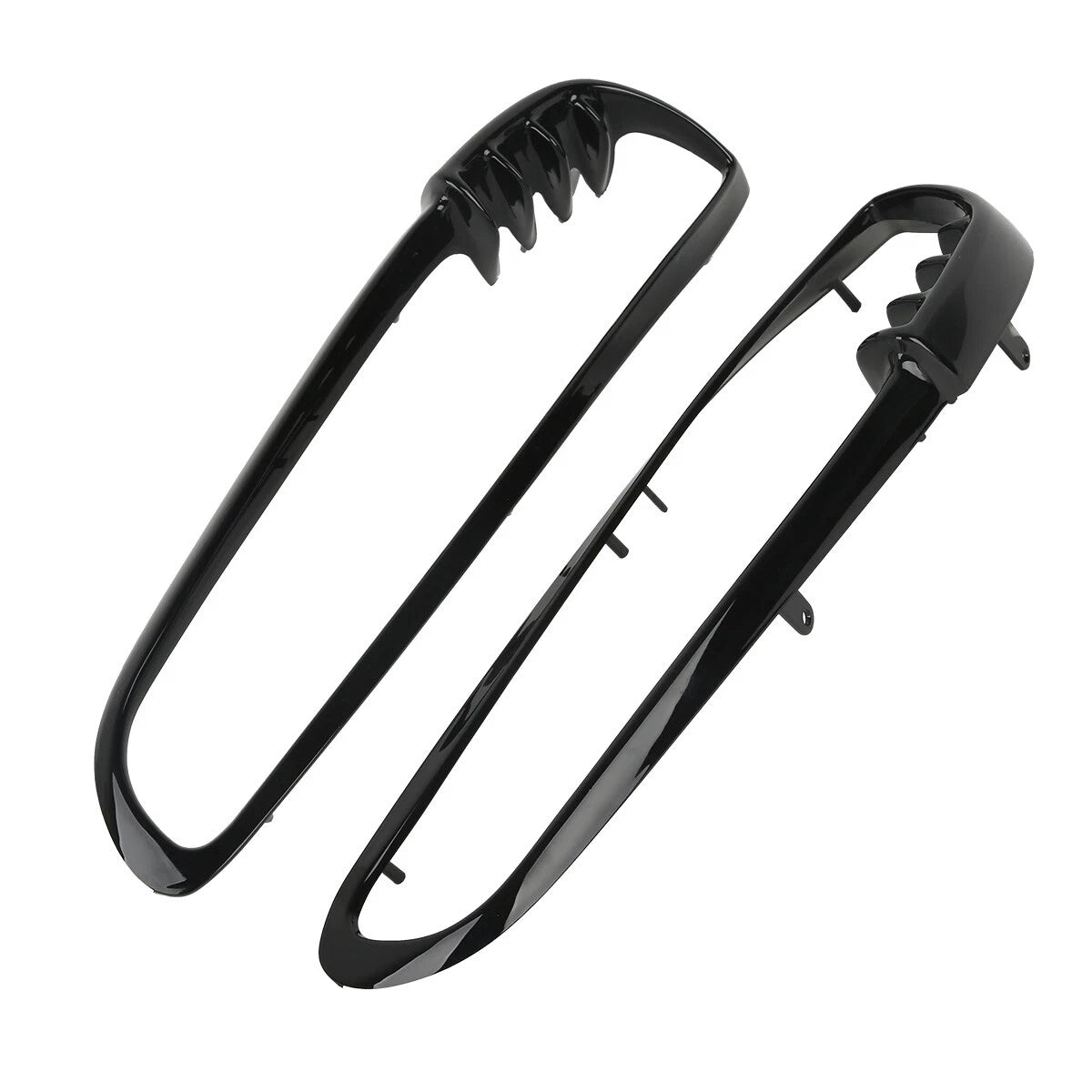 Black Radiator Trim Bezels for Harley V-Rod VRSCA VRSCB (2001-2010)