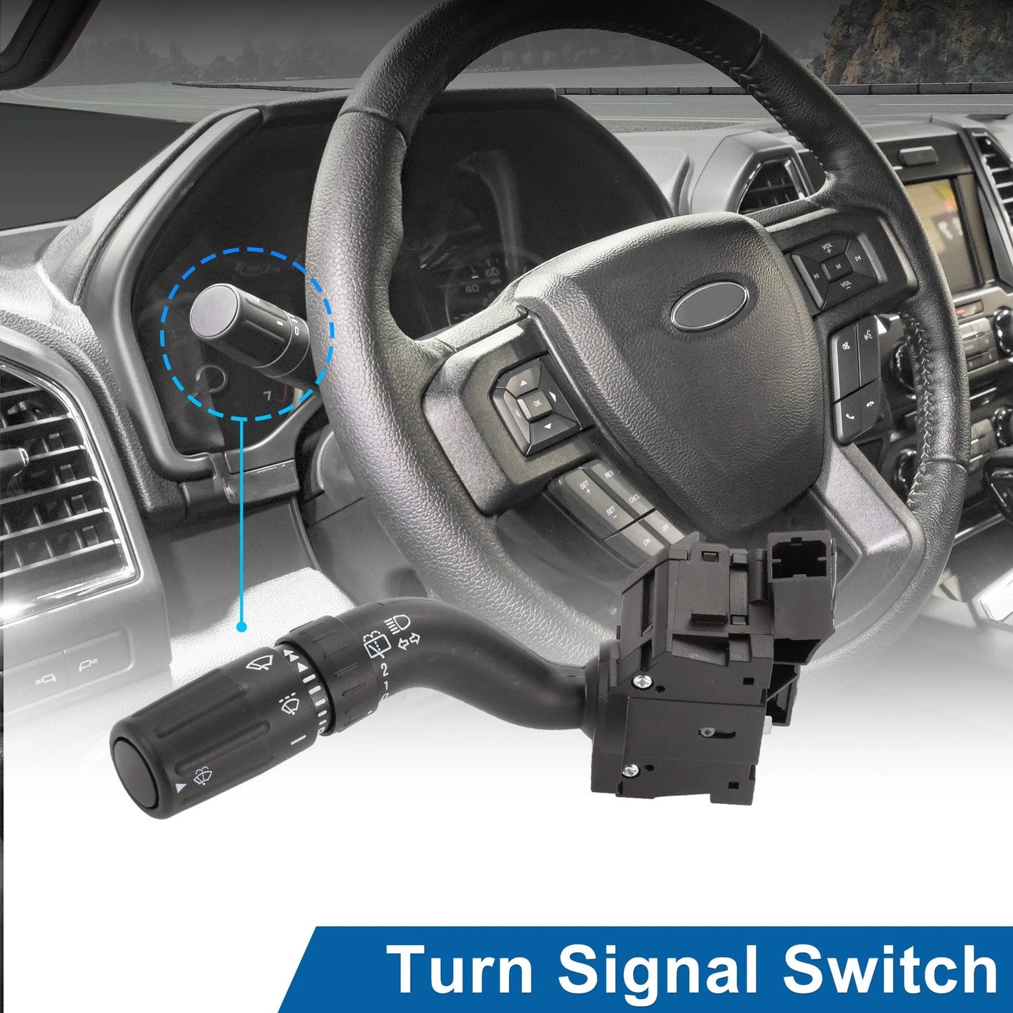 Steering Column Turn Signal Switch for Ford Expedition (2007-2014)