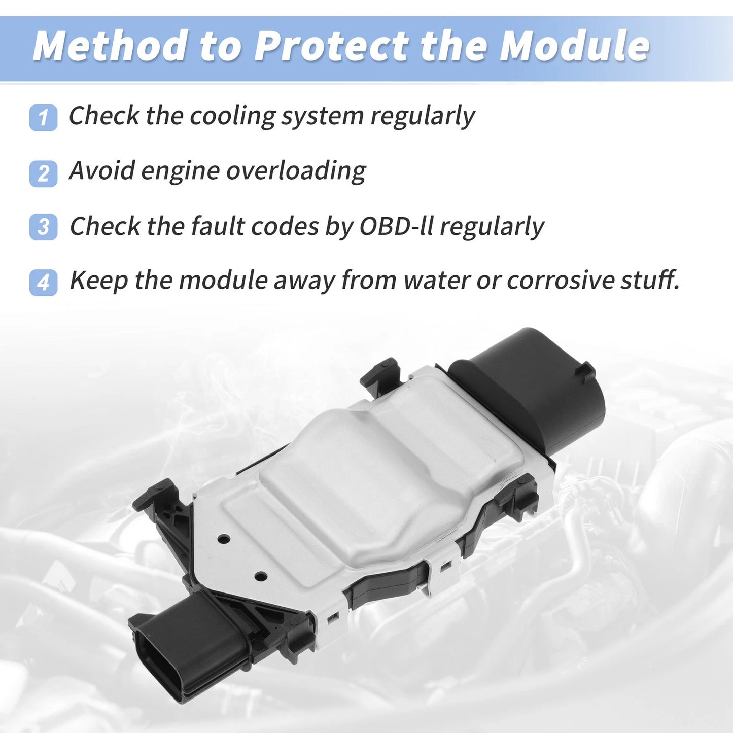 Engine Cooling Fan Control Module Unit for Dodge Dart (2013-2016)