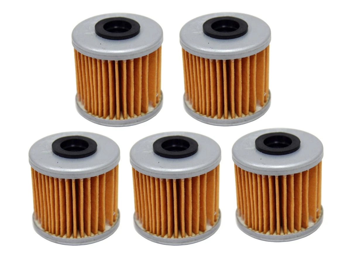 5 PACK Oil Filters for Honda Sportrax 450 ATV (2004–2014)