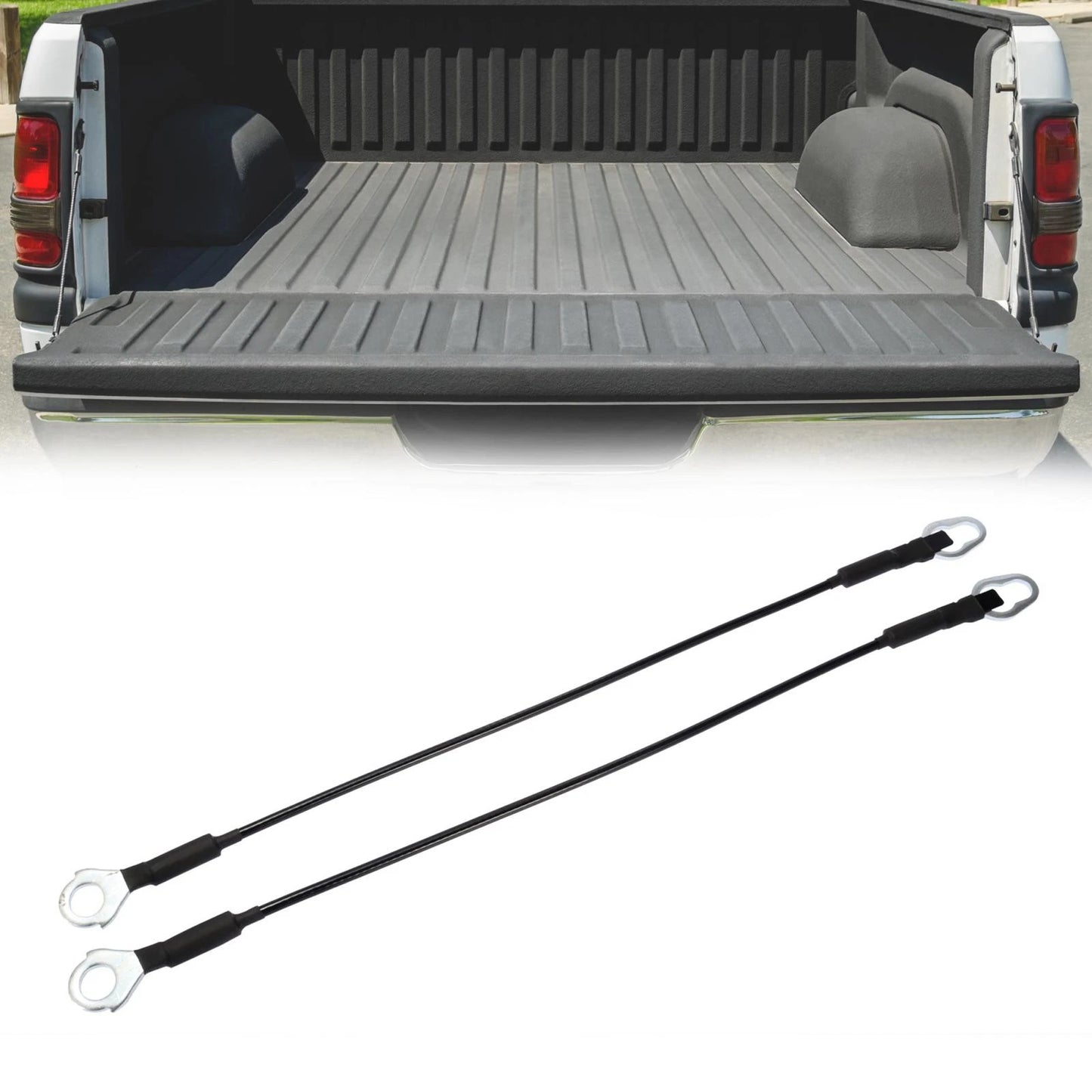 Rear Tailgate Cables for Ford F-100 F-150 F-250 F-350 (1987-1997)