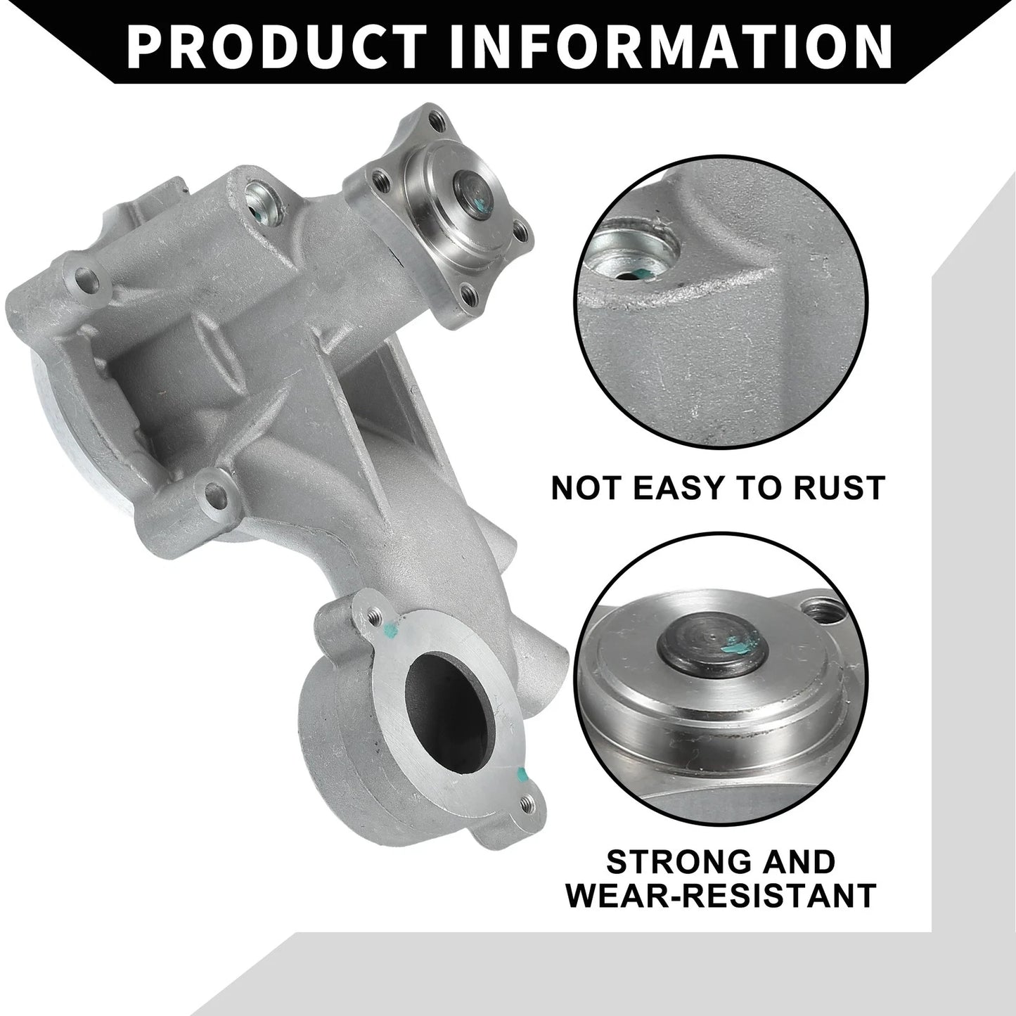 Water Pump for Ford F-150 Lobo (2011-2017) 1 x Rubber Band