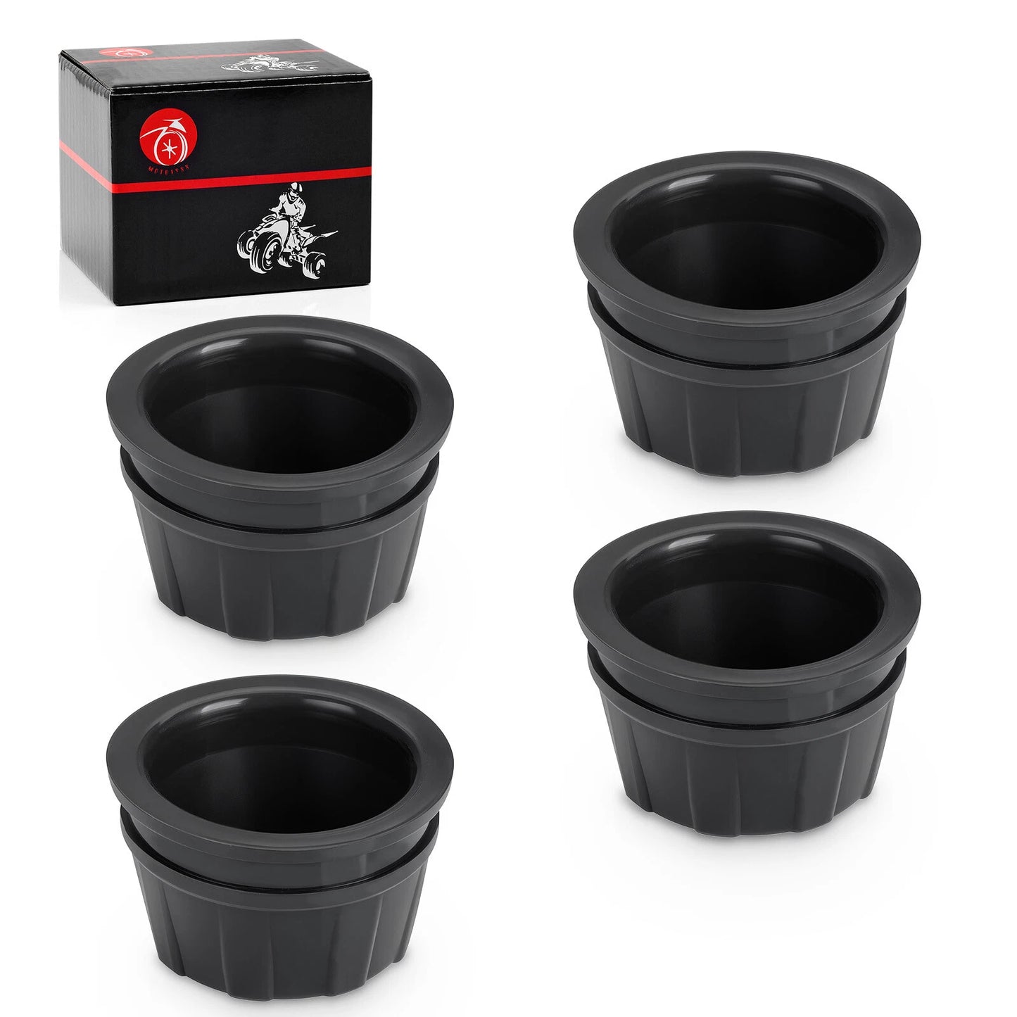 Set of 4 Wheel Center Caps for Honda Rincon 680 TRX680FA/TRX680FGA