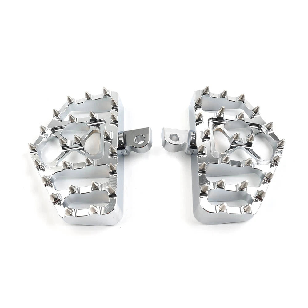Wide MX Style Foot Pegs for Harley Touring Sportster Softail Dyna