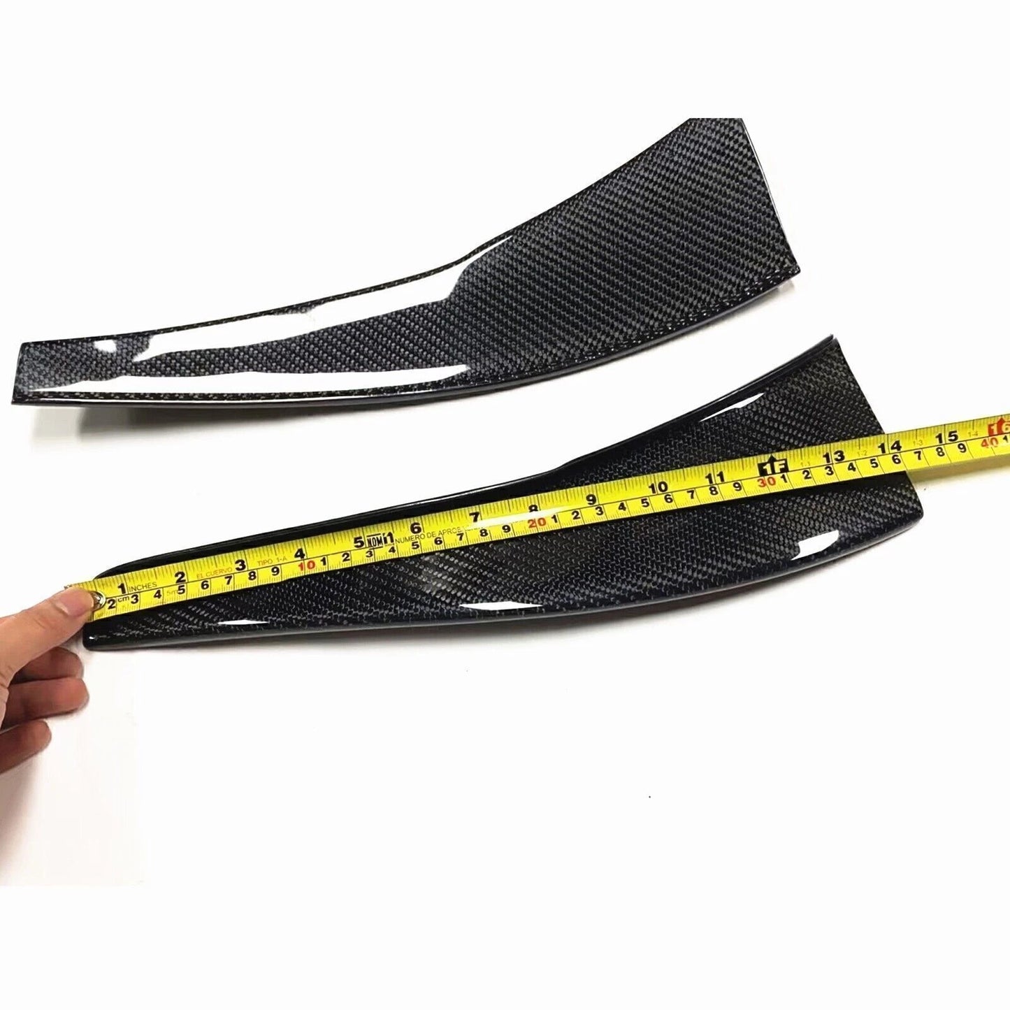 Front Side Fins Splitter Canards for BMW E90 E92 M3 (2007-2013) Carbon Fiber