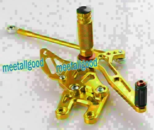 Rearset Rear Set for Kawasaki Ninja ZX10R (2004-2005) Gold Motorcycle