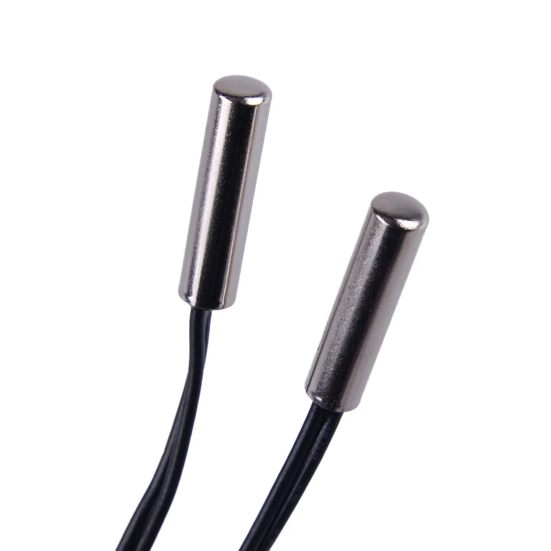 Dual Digital LED Intercooler Supercharger Temperature Gauge Sensor for Car Black