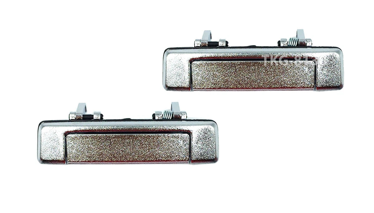 2 x Chrome Outside Door Handles for Mazda B2000 B2200 B2600 (1986-1995)