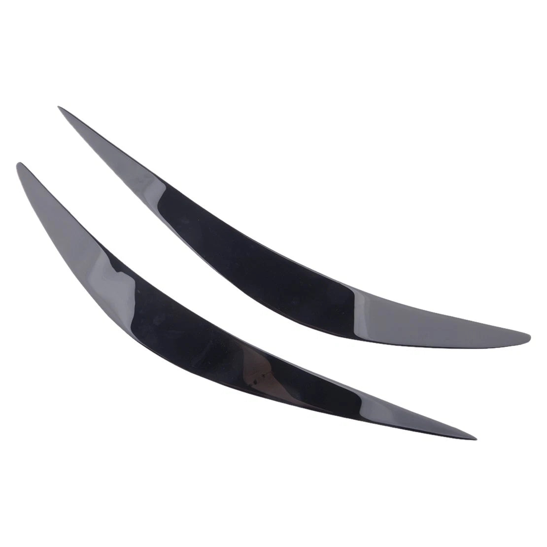 Piano Black Headlight Eyelid Eyebrow Covers for Infiniti Q50 (2014-2020)