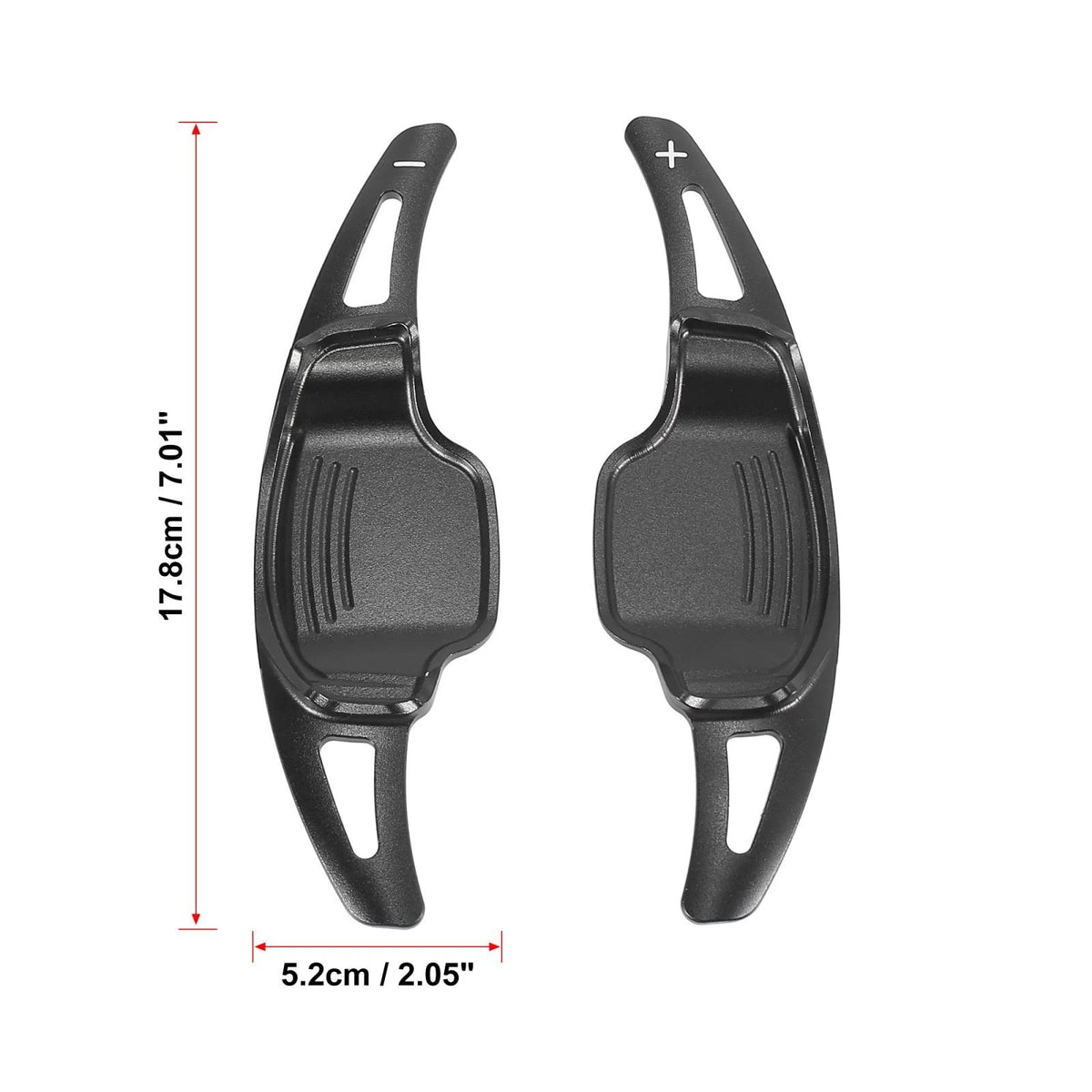 2 x Pair Black Steering Wheel Shift Paddle Cover for Cadillac XT5 Buick Regal
