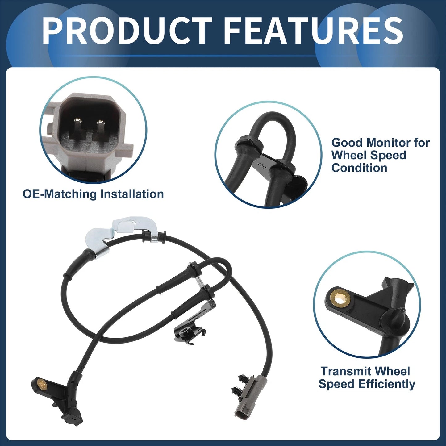 ABS Wheel Speed Sensor for Chrysler Town & Country Right