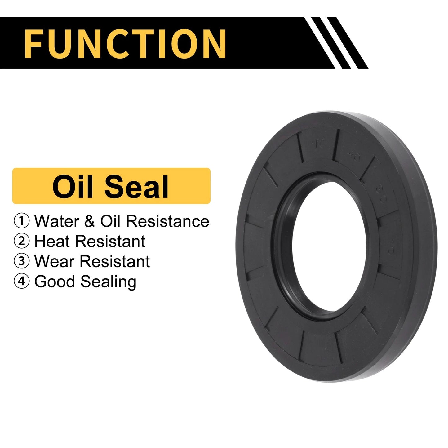 Oil Seal 40x80x10mm NBR Rubber Rotary Shaft Seal for Make Model