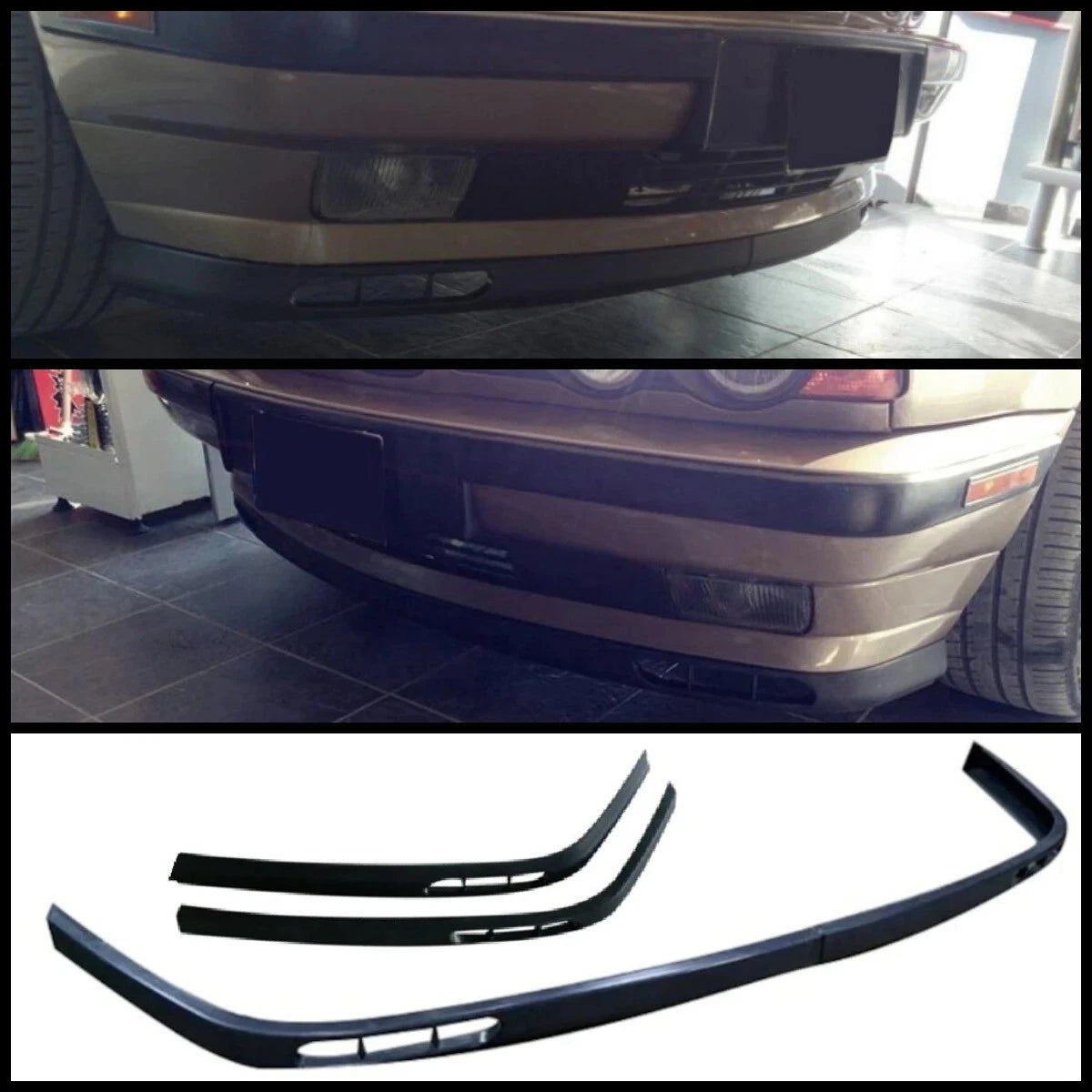 Laguna Front Bumper Splitter for BMW E34 (1988-1996) 2 Piece Pcs