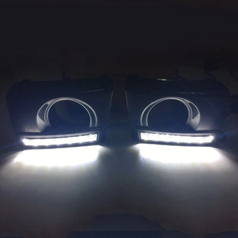 LED DRL Daytime Running Lights Fog Lamps Bumper for Hyundai Tucson (2005–2009)