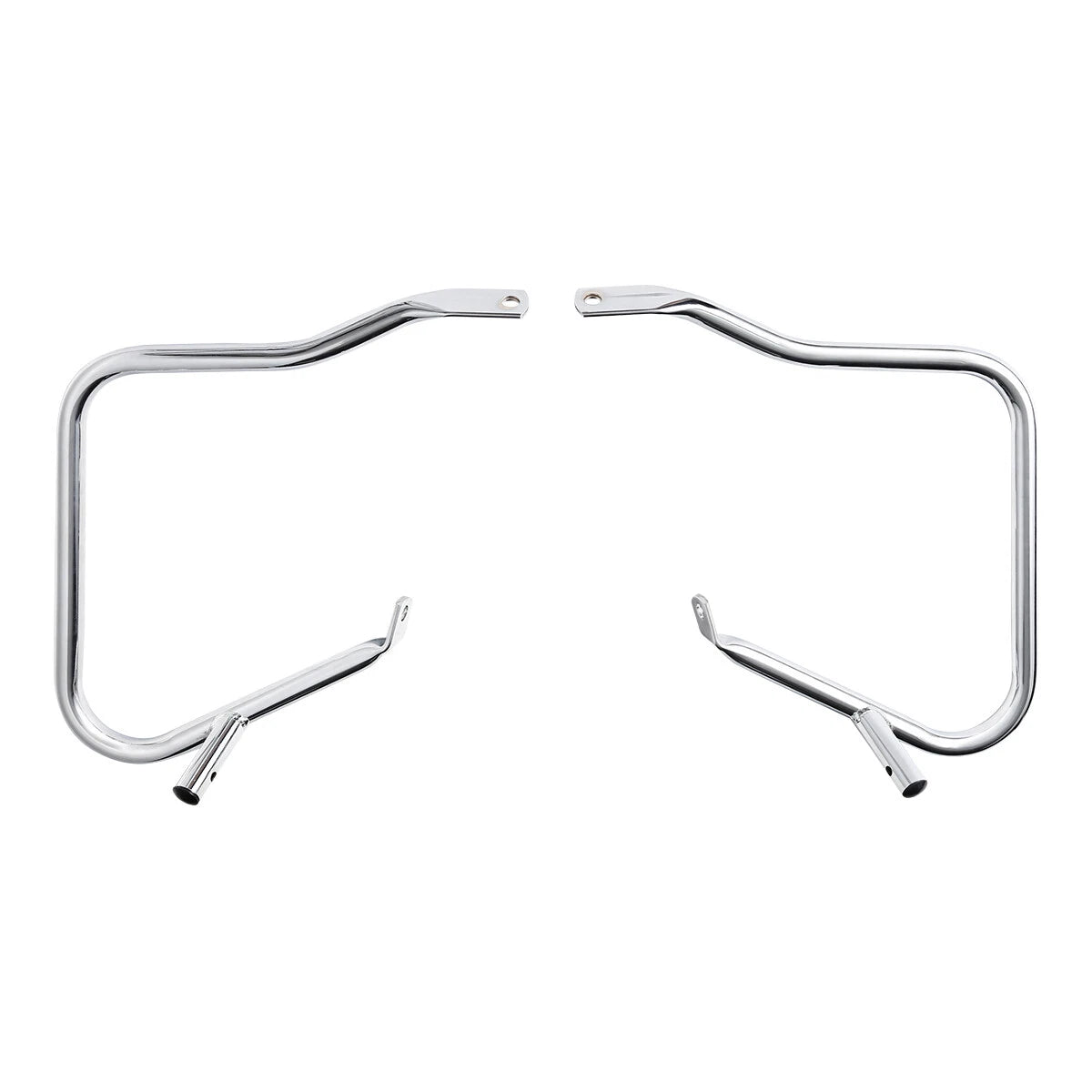 Chrome Saddlebags Guard Bracket for Harley Touring Street Glide (2014-2024)