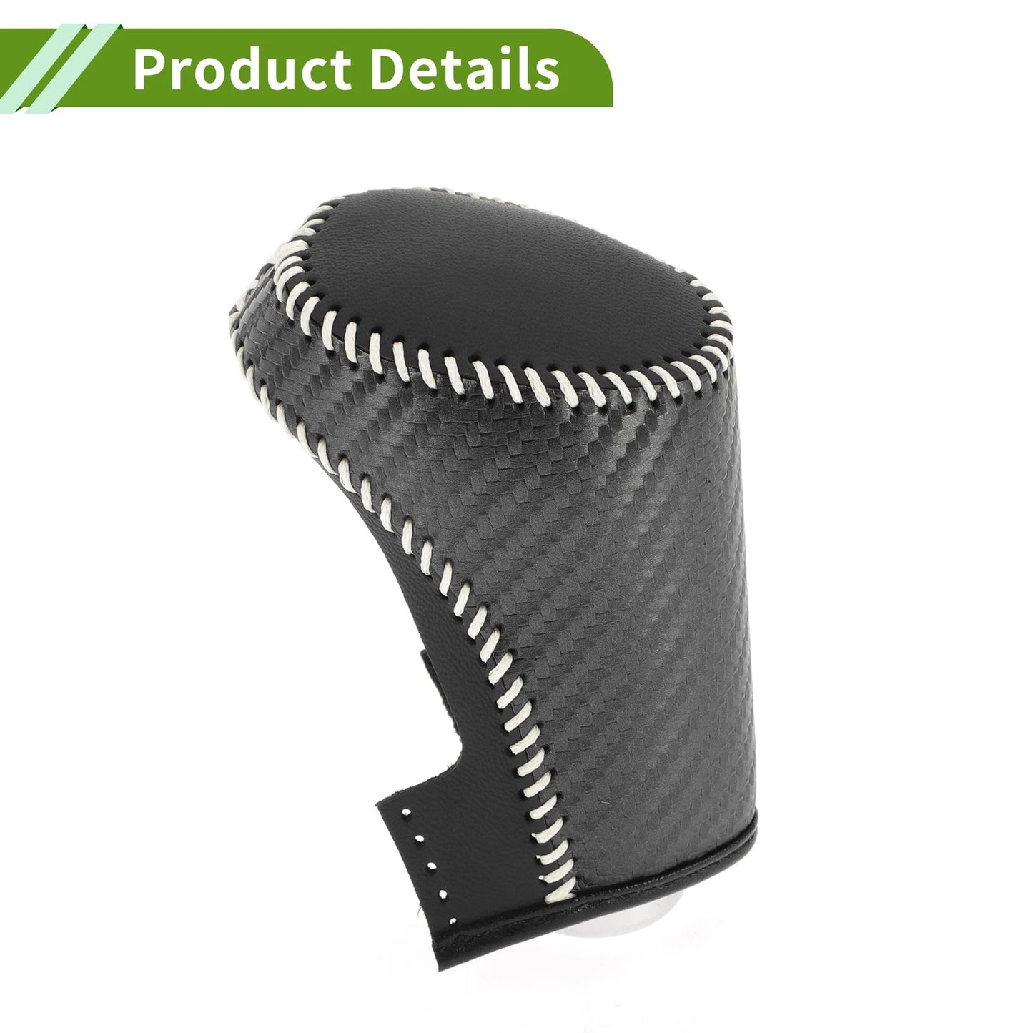 Gear Shift Knob Cover for Chevrolet Malibu Black Carbon Fiber