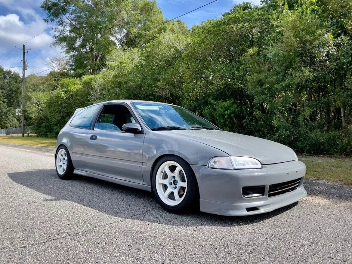 Front Bumper Air Duct Scoop Vent for Honda Civic SR3 EG EG6 (1992-1995)