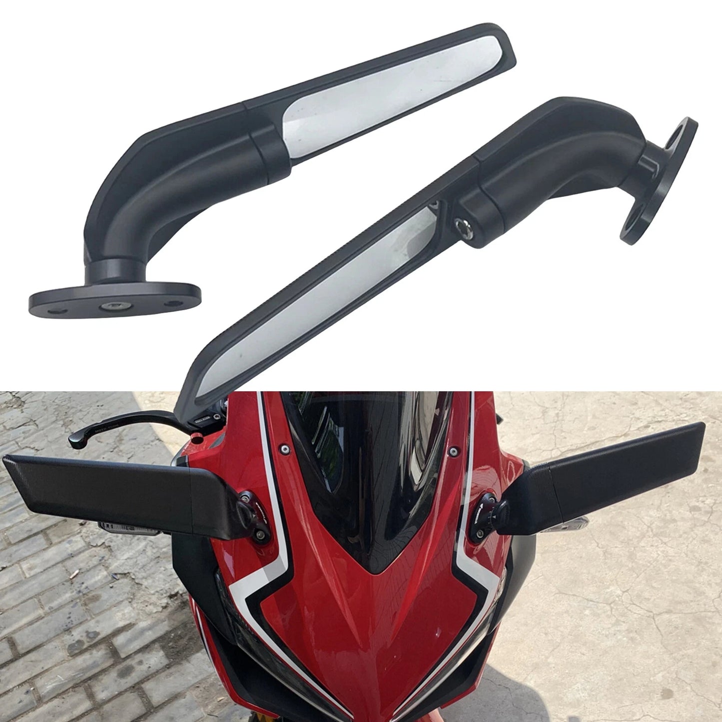 Rearview Side Mirror Kit for Honda CBR1000RR (2004-2007), CBR900RR (2000-2003)