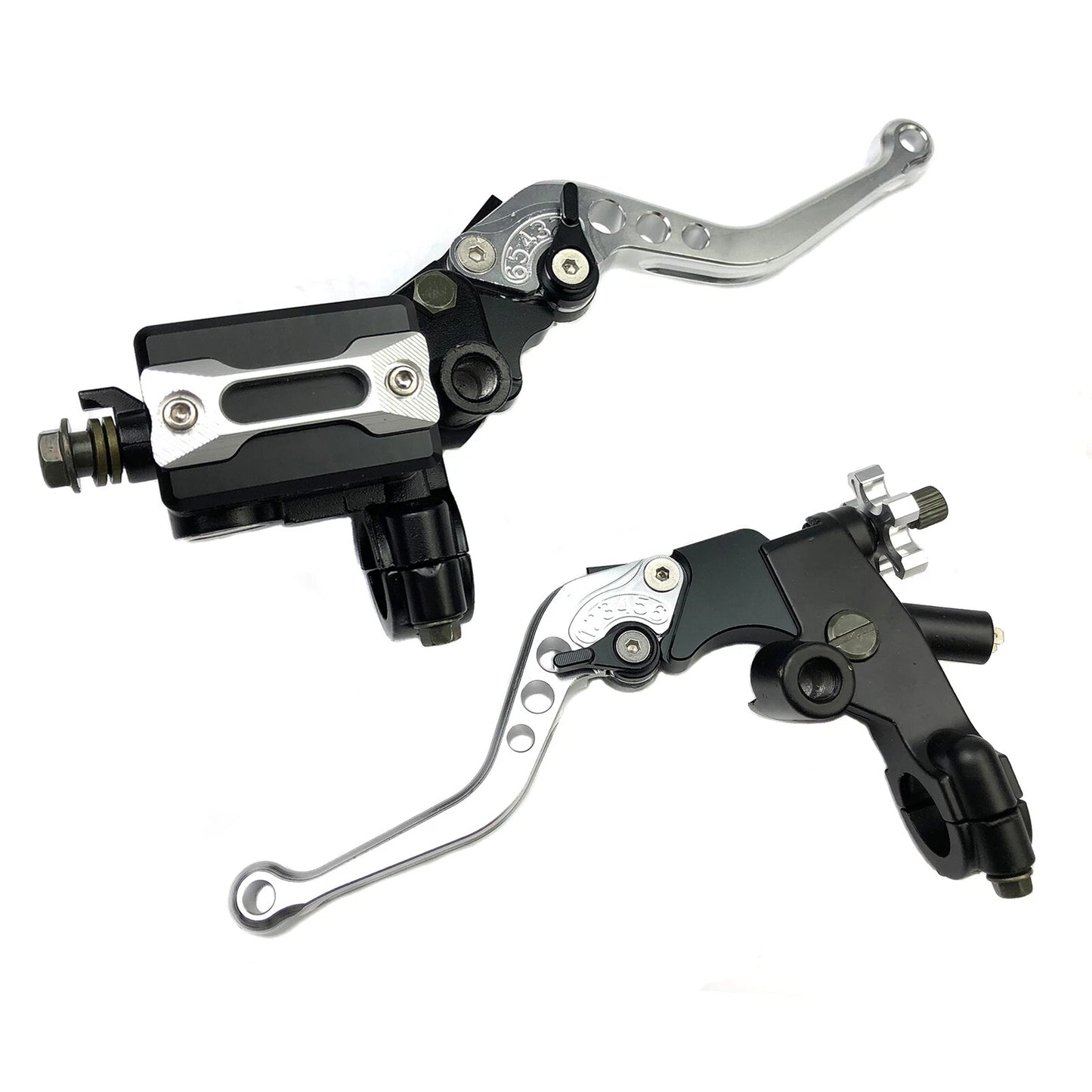 Universal 7/8 Motorcycle Front Brake Clutch CNC Cylinder Reservoir Lever
