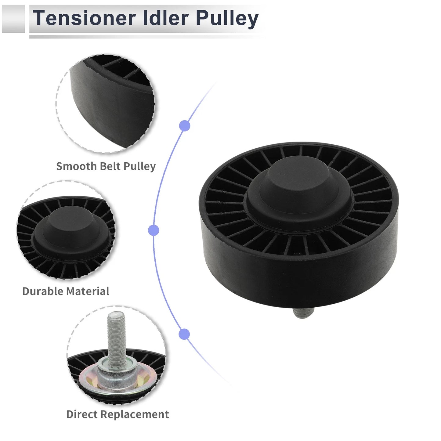 Drive Belt Idler Pulley for Land Rover Range Rover Evoque (2011-2019)
